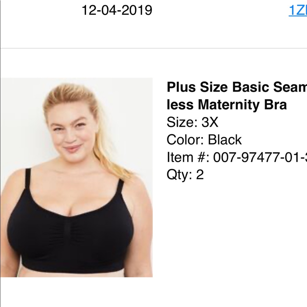 Plus Size Maternity Bra